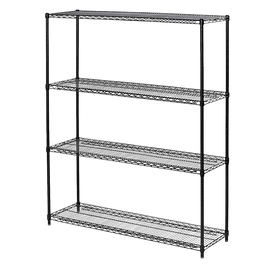 Modular Wire Storage Shelf 1200 x 600 x 1800mm Steel Shelving Furniture Kings Warehouse 