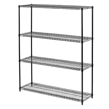 Modular Wire Storage Shelf 1200 x 600 x 1800mm Steel Shelving Furniture Kings Warehouse 