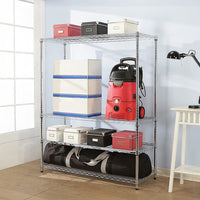 Modular Wire Storage Shelf 1500 x 350 x 1800mm Steel Shelving Furniture Kings Warehouse 