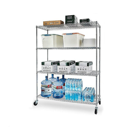 Modular Wire Storage Shelf 1500 x 350 x 1800mm Steel Shelving Furniture Kings Warehouse 