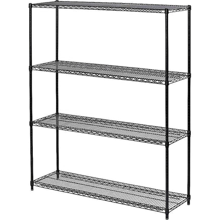 Modular Wire Storage Shelf 1500 x 350 x 1800mm Steel Shelving Furniture Kings Warehouse 