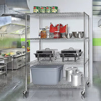 Modular Wire Storage Shelf 1500 x 350 x 1800mm Steel Shelving Furniture Kings Warehouse 