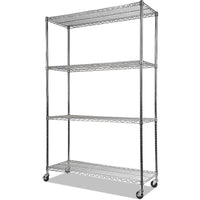 Modular Wire Storage Shelf 1500 x 350 x 1800mm Steel Shelving Furniture Kings Warehouse 