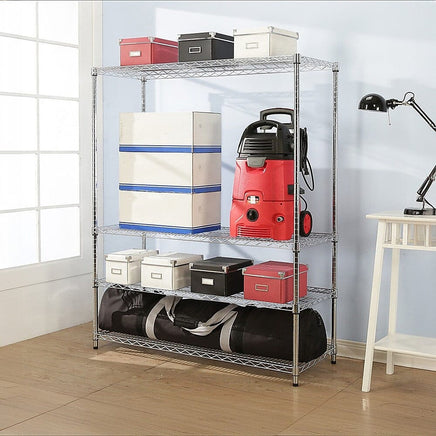 Modular Wire Storage Shelf 1500 x 450 x 1800mm Steel Shelving Furniture Kings Warehouse 