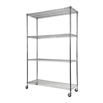 Modular Wire Storage Shelf 1500 x 600 x 1800mm Steel Shelving Furniture Kings Warehouse 