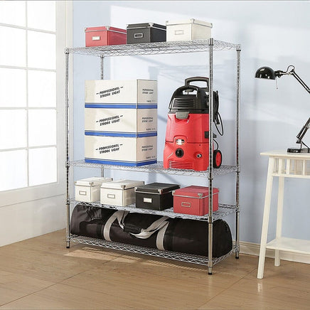 Modular Wire Storage Shelf 1500 x 600 x 1800mm Steel Shelving Furniture Kings Warehouse 