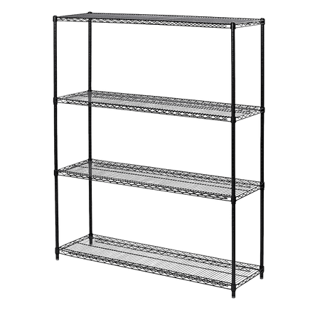 Modular Wire Storage Shelf 1500 x 600 x 1800mm Steel Shelving Furniture Kings Warehouse 