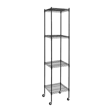 Modular Wire Storage Shelf 350 x 350 x 1800mm Steel Shelving Furniture Kings Warehouse 