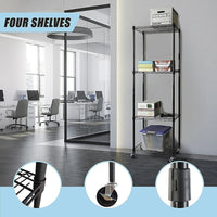 Modular Wire Storage Shelf 350 x 350 x 1800mm Steel Shelving Furniture Kings Warehouse 