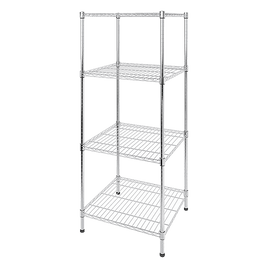 Modular Wire Storage Shelf 350 x 350 x 1800mm Steel Shelving Furniture Kings Warehouse 