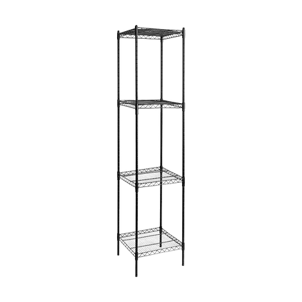 Modular Wire Storage Shelf 450 x 450 x 1800mm Steel Shelving Furniture Kings Warehouse 