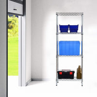 Modular Wire Storage Shelf 450 x 450 x 1800mm Steel Shelving Furniture Kings Warehouse 