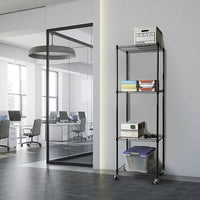 Modular Wire Storage Shelf 450 x 450 x 1800mm Steel Shelving Furniture Kings Warehouse 