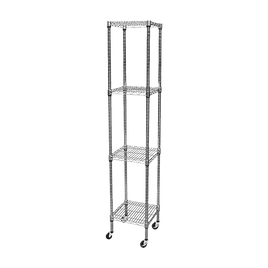 Modular Wire Storage Shelf 450 x 450 x 1800mm Steel Shelving Furniture Kings Warehouse