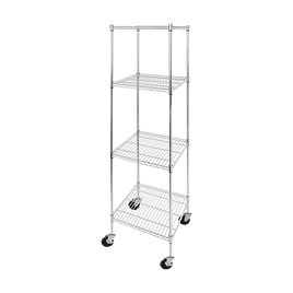 Modular Wire Storage Shelf 600 x 600 x 1800mm Steel Shelving Furniture Kings Warehouse 