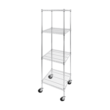 Modular Wire Storage Shelf 600 x 600 x 1800mm Steel Shelving Furniture Kings Warehouse 