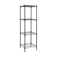 Modular Wire Storage Shelf 600 x 600 x 1800mm Steel Shelving Furniture Kings Warehouse 