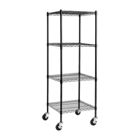 Modular Wire Storage Shelf 600 x 600 x 1800mm Steel Shelving Furniture Kings Warehouse 