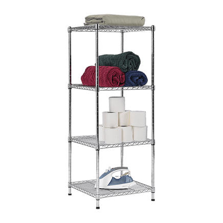 Modular Wire Storage Shelf 600 x 600 x 1800mm Steel Shelving Furniture Kings Warehouse 