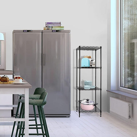 Modular Wire Storage Shelf 600 x 600 x 1800mm Steel Shelving Furniture Kings Warehouse 