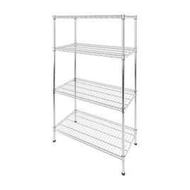 Modular Wire Storage Shelf 900 x 350 x 1800mm Steel Shelving Furniture Kings Warehouse 