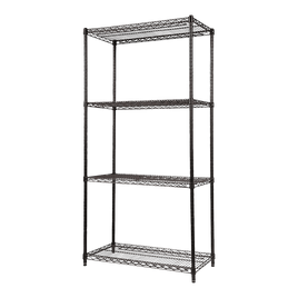 Modular Wire Storage Shelf 900 x 350 x 1800mm Steel Shelving Furniture Kings Warehouse