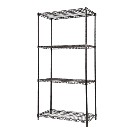 Modular Wire Storage Shelf 900 x 350 x 1800mm Steel Shelving Furniture Kings Warehouse 