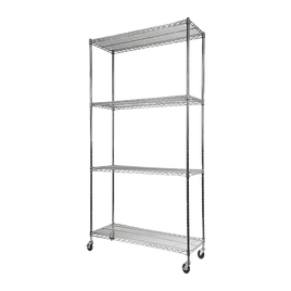 Modular Wire Storage Shelf 900 x 350 x 1800mm Steel Shelving Furniture Kings Warehouse 