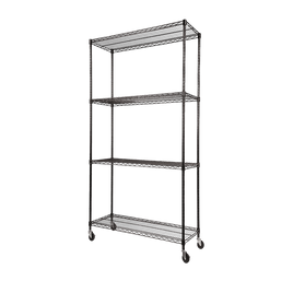 Modular Wire Storage Shelf 900 x 350 x 1800mm Steel Shelving Furniture Kings Warehouse