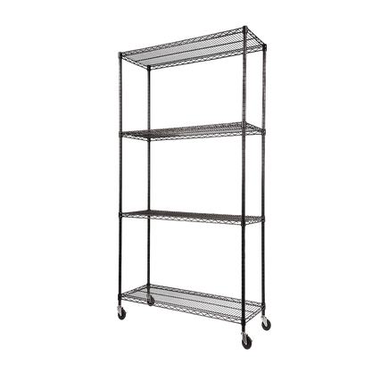 Modular Wire Storage Shelf 900 x 350 x 1800mm Steel Shelving Furniture Kings Warehouse 