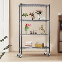 Modular Wire Storage Shelf 900 x 450 x 1800mm Steel Shelving Furniture Kings Warehouse 