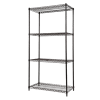 Modular Wire Storage Shelf 900 x 450 x 1800mm Steel Shelving Furniture Kings Warehouse 