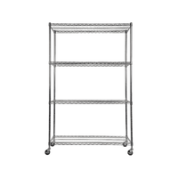 Modular Wire Storage Shelf 900 x 450 x 1800mm Steel Shelving Furniture Kings Warehouse 