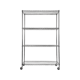 Modular Wire Storage Shelf 900 x 450 x 1800mm Steel Shelving Furniture Kings Warehouse 