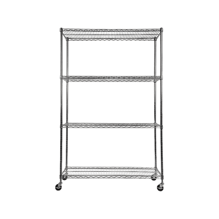 Modular Wire Storage Shelf 900 x 450 x 1800mm Steel Shelving Furniture Kings Warehouse 