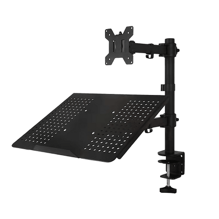 Monitor Mount & Laptop and Tablet Shelf Stands Holders Adjustable Workspace Arm Electronics Kings Warehouse 