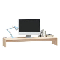 Monitor Stand 100x27x15 cm Solid Wood Pine Kings Warehouse 