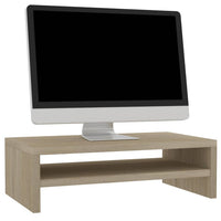 Monitor Stand Sonoma Oak 42x24x13 cm Engineered Wood Kings Warehouse 