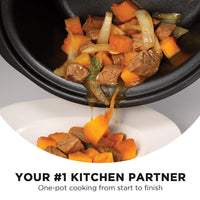 Morphy Richards 3.5l Sear & Stew Slow Cooker - Rose Gold Kings Warehouse 