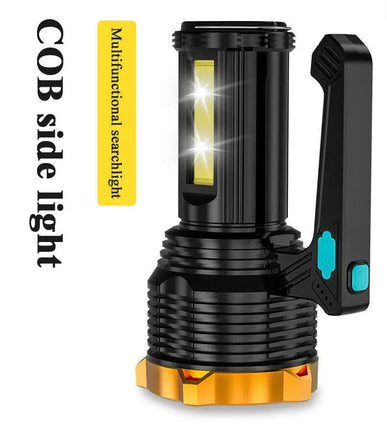 Most Powerful 1200lm LED Flashlight Super Bright Torch Lamp USB Rechargeable Outdoor Kings Warehouse 