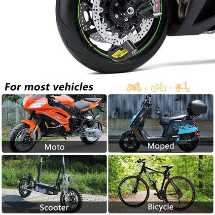 Motorcycle Alarm Disc Lock Brake Handlebar Throttle Grip Lock Bike Security Kings Warehouse 