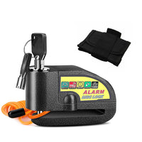 Motorcycle Alarm Disc Lock Brake Handlebar Throttle Grip Lock Bike Security Kings Warehouse 