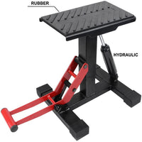 Motorcycle Jack Dirt Bike Stand Adjustable Lift Hoist Table Height Lifting Stand Kings Warehouse 