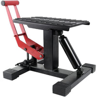 Motorcycle Jack Dirt Bike Stand Adjustable Lift Hoist Table Height Lifting Stand Kings Warehouse 