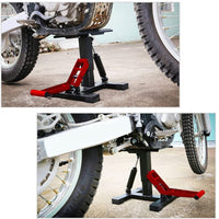 Motorcycle Jack Dirt Bike Stand Adjustable Lift Hoist Table Height Lifting Stand Kings Warehouse 