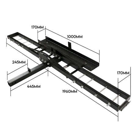 Motorcycle Motorbike Carrier Rack Towbar Arm Rack Dirt Bike Ramp Sports & Fitness Kings Warehouse 