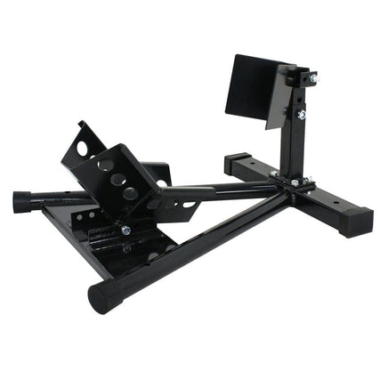 Motorcycle Motorbike Wheel Chock Lift Stand Self Locking Clamp Kings Warehouse 