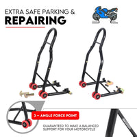 Motorcycle Stand Rear and Front Audio & Video Kings Warehouse 