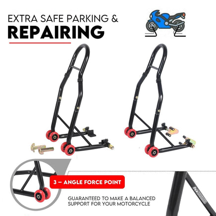 Motorcycle Stand Rear and Front Audio & Video Kings Warehouse 