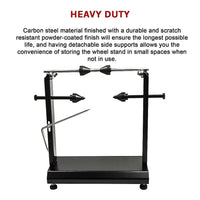 Motorcycle Wheel Balancer Stand Motor Heavy Duty Carbon Steel Kings Warehouse 